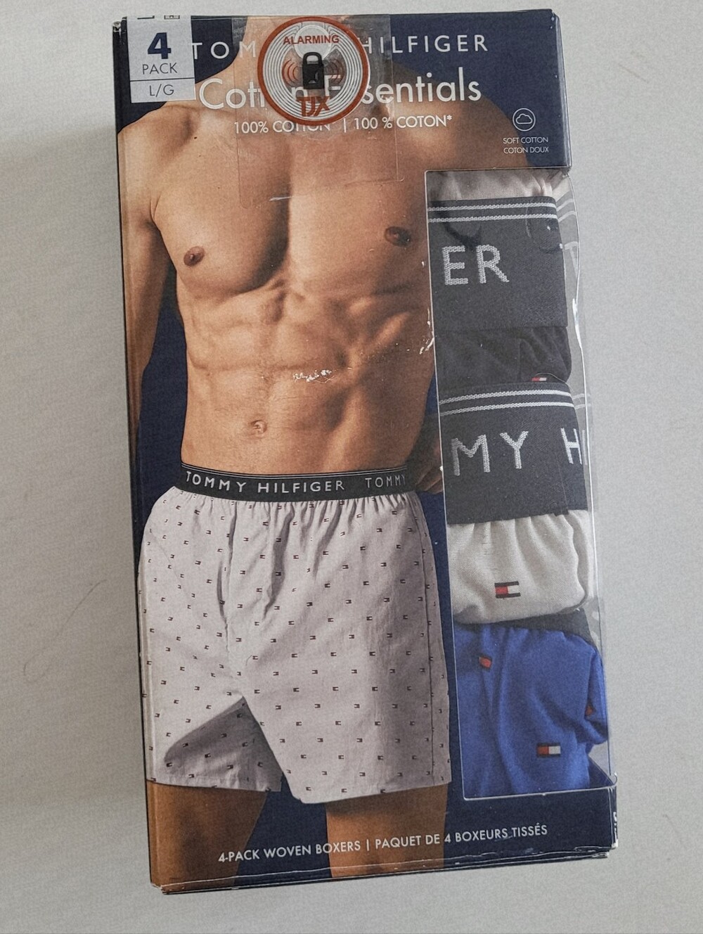Tommy Hilfiger 4pk Woven boxers Mens Size L Classic Fit